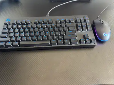 Gaming keyboard and mouse , View more