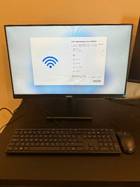 Acer TC-1760 Desktop Computer + Two 24" monitors