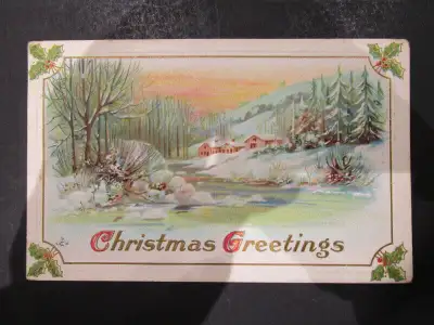 PRICE IS FIRM AND WILL NOT BE LOWERED. The front shows a forested hilly scene with a river and homes...