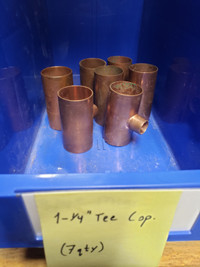 Copper Tee at 1-1/4" (7qty)