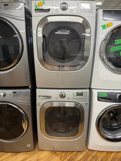  LG grey washer dryer set, View more