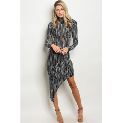 BLACK SILVER WITH SHIMMER DRESS in Women's - Dresses & Skirts in Tricities/Pitt/Maple