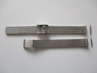 Ladies Mesh Metal Watch Strap with Telescopic Holding Pins.
