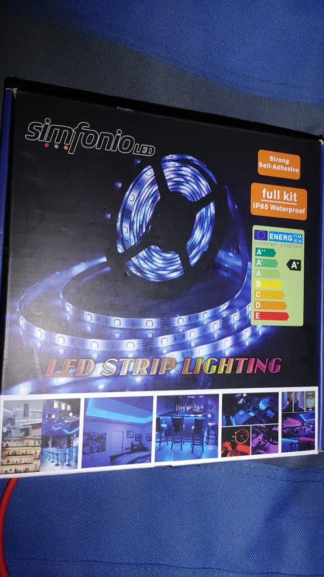Simfonio RGB LED Strip Lights With Remote in Indoor Lighting & Fans in Mississauga / Peel Region - Image 2