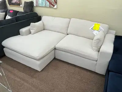 New Elyza Linen 2 Piece Sectional, View more