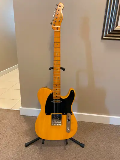 Squier Classic Vibe 50s Telecaster, Maple Fingerboard - Butterscotch Blonde Hard Case $80 Extra. Mus...