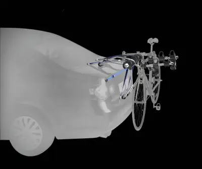 Thule Venture 933 - 3 bikes Fits most sedans, hatchbacks, and SUVs Pick up in Mahogany, or we can me...