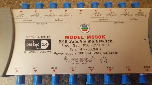 Satellite Multiswitch in Video & TV Accessories in Winnipeg - Image 2