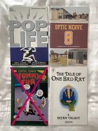 3 Comics: One Bad Rat, Optic Nerve, Pop Life