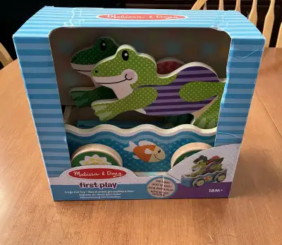 New in Box Melissa & Doug First Play Frogs Pull Toy, View more