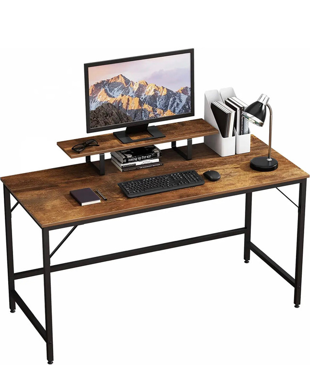 HOMEYFINE Computer Desk,Laptop Table with Storage for Controller in Desks in Oshawa / Durham Region - Image 2