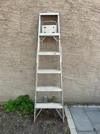 Used aluminum step ladder painters 