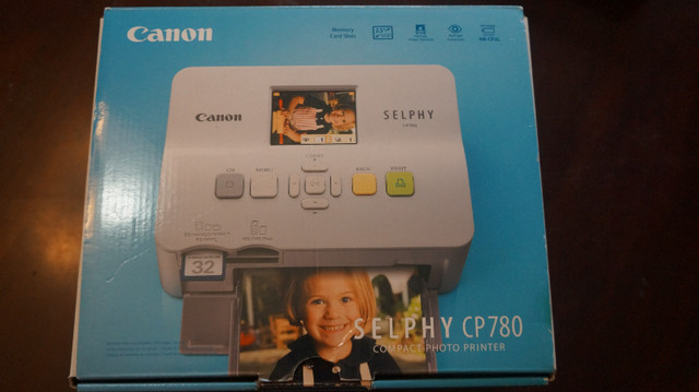COMPACT CANON SELPHY CP780 PHOTO PRINTER in Cameras & Camcorders in Norfolk County