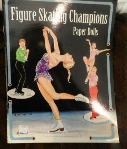 FIGURE SKATING CHAMPIONS PAPER DOLLS BOOK 7 DOLLS, COSTUMES NEW in Toys & Games in Lethbridge