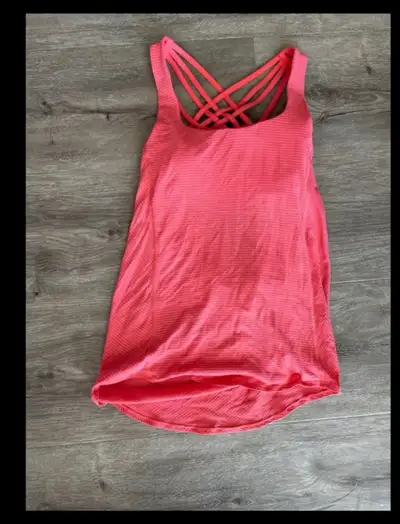 -lululemon tank top with built in bra-size small , View more