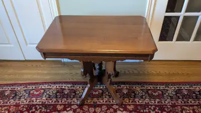 Antique Maple parlor table 32x22x26.5(H), View more