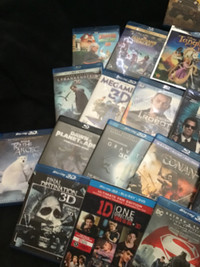 Bluray 3D movies some new ones mostly open ones