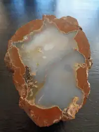 Large Blue-Grey Agate Geode