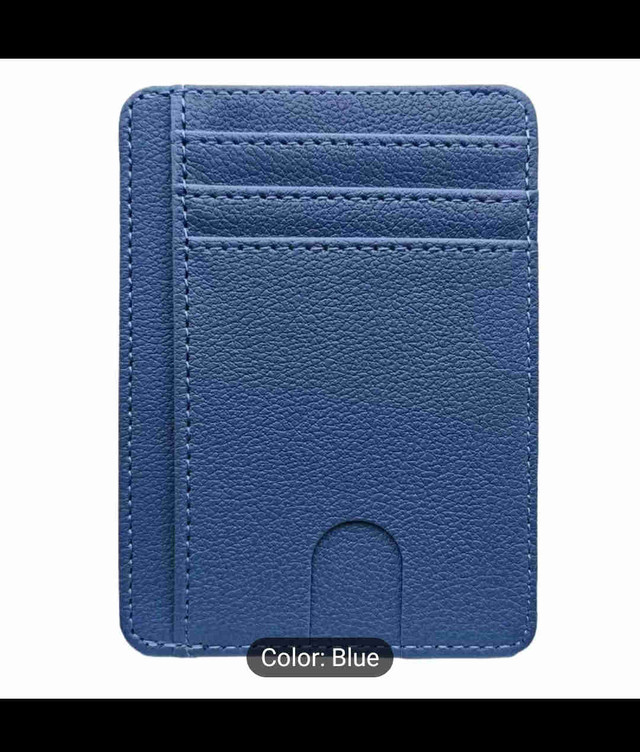 Minimalist Slim Wallet (Blue) in Other in Calgary