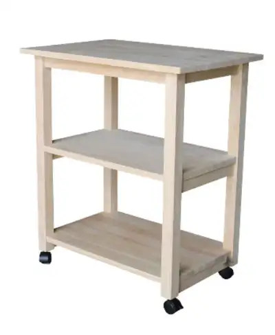 Wooden Kitchen Cabinet on Wheels, View more