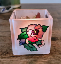 Joan Baker Stained Glass Votive Holder