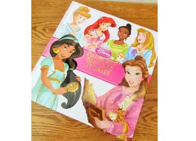 Snuggle up with your favorite Princesses…Ariel, Cinderella, Tiana and more… in the nice big collecti...