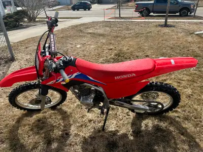 I'm selling my 2022 Honda CRF250F, a reliable and fun dirt bike with 44.6 hours, perfect for trails...
