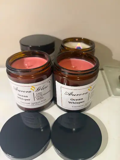 Hand pour candle! Premium wax! Vegan candle! Aroma candle!, View more