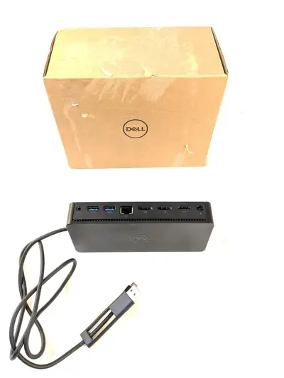 Dell D6000 Universal Dock Station USB 3.0 USB-C 4K Dock Only, View more