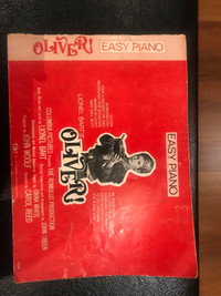 Oliver easy piano music book