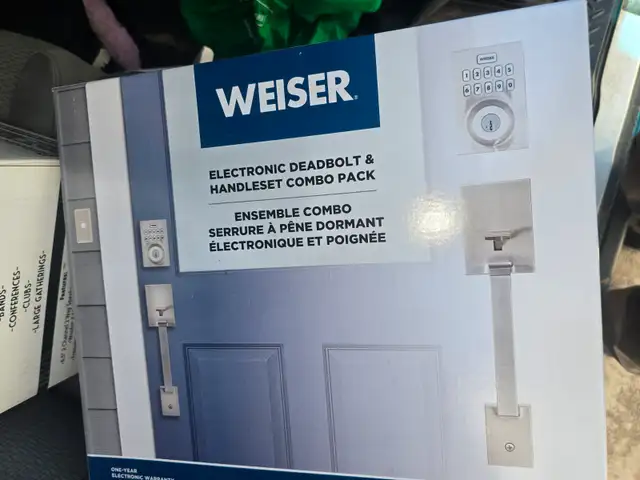 Weiser Electronic Door Lock and Handle Set557921960985907205