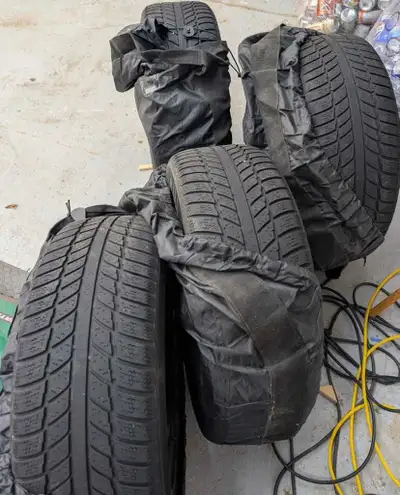 I'm selling a set of four used winter tires, size 215/60R16, mounted on steel rims and complete with...