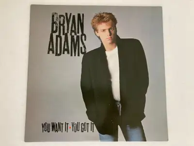 Bryan Adams LPs Vintage Vinyl Cuts Like a Knife, Reckless..., View more