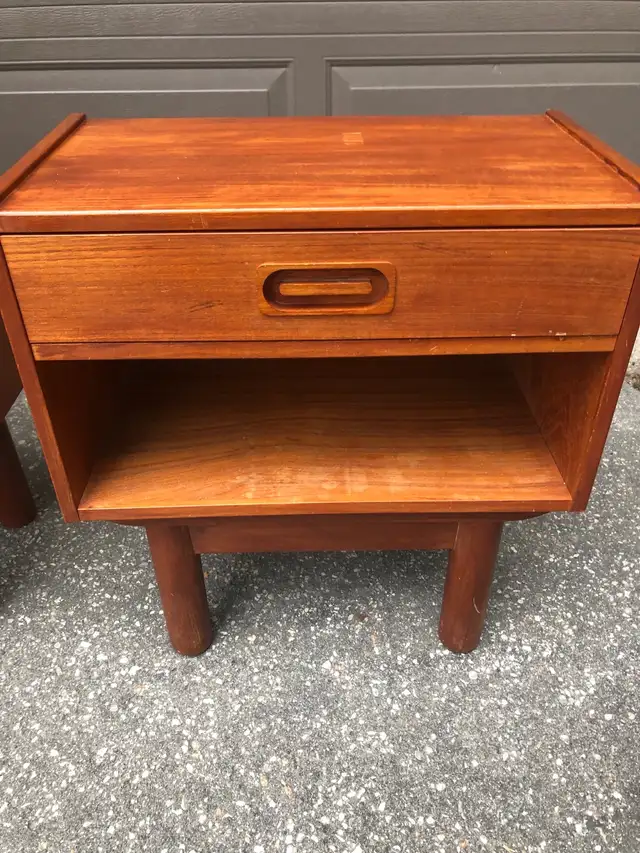 Pair of Dyrlund MCM teak nightstands in Other in City of Toronto - Image 3