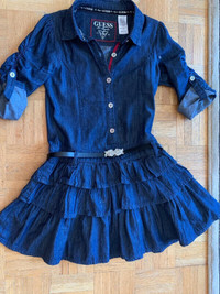 Authentic GUESS Girl  Dress Size 10-12T  excellent Condition