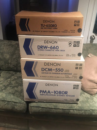 Denon stereo system with phono 