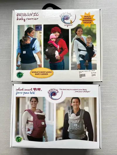 Ergo baby organic baby carrier & infant insert, View more