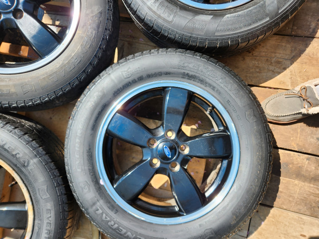 5 bolt Ford rims and tires in Tires & Rims in Owen Sound - Image 4