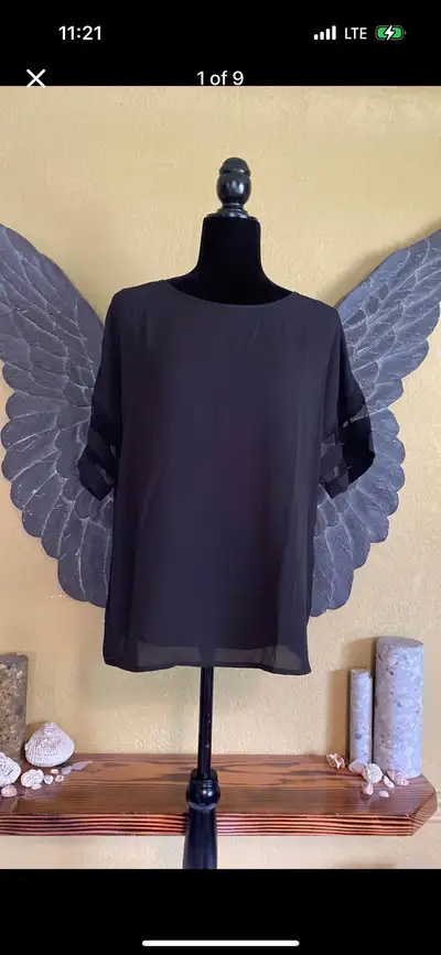 Shein New Oversized Tee Shirt With Mesh On Sleeves, View more