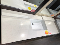 Quartz Countertops for Vanities All Sizes on Clearance Starting