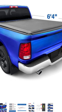 Tyger Auto roll-up tonneau for 6’4” Ram 1500 bed