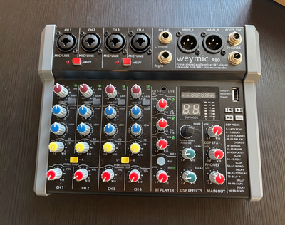 Professional 8-Channel Audio Mixer, View more