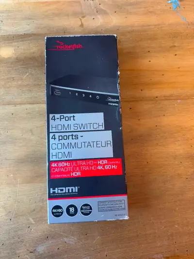 Rocketfish 4-Port HDMI switch, View more