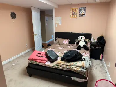 *Unfurnished Room available from Sep 1 2025 *One bedroom available in Basement on sharing basis ONLY...