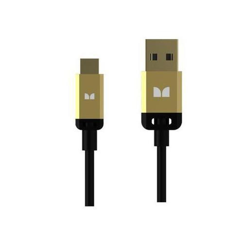 Cable type A → micro USB blanc/or MONSTER© 3’’ charger cable dans Câbles et connecteurs  à Laval/Rive Nord