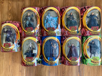 9 The Lord of the Rings sealed new in box action figures