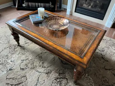 Coffee table with side table, View more