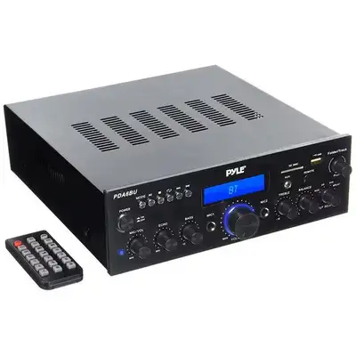 NEW -Pyle PDA6BU Bluetooth 200W Stereo Amplifier Receiver with, View more