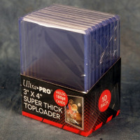 ULTRA PRO SUPER THICK TOPLOADER 180 PT FOR CARDS
