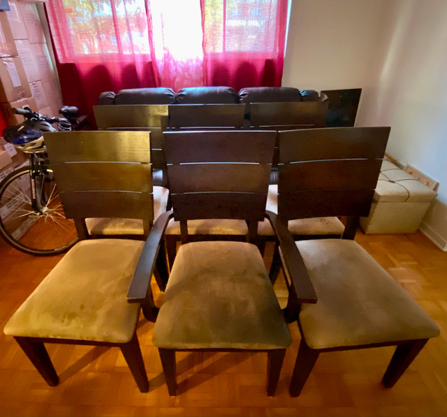 Chaises pour salle à manger (6) dans Mobilier de salle à manger et cuisine  à Longueuil/Rive Sud